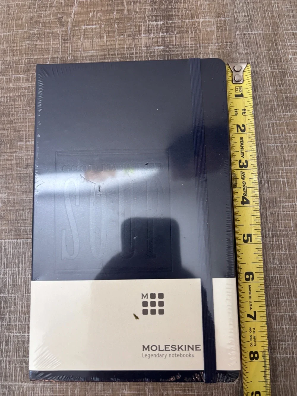 NWT Moleskine Navy Blue Elastic Banded “Soup” Journal Notebook Recipe Book
